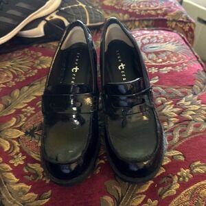 Women's True Craft Shoes Discovery Lug Sole Chunky Heeled  Penny Loafers Size7.5